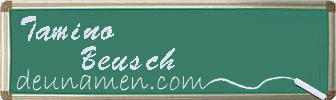 Tamino Beusch Visitenkarte